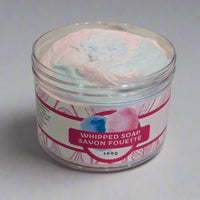 Indulge in the sweet, nostalgic scent of cotton candy with this luxurious soft and fluffy soap! Whipped to perfection, this soap gently cleanses while leaving your skin feeling silky smooth. Perfect for showering, shaving, or simply treating yourself to a spa-like experience, its light, airy texture lathers beautifully and washes away clean.