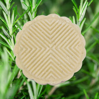 solid shampoo bar with hemp seed oil and rosemary